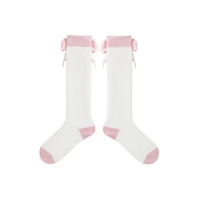 13DE MARZO RONRON Bear Ribbon Socks