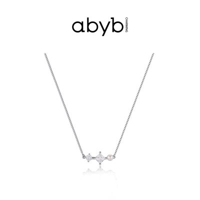 abyb Charming Starry Gaze Necklace Silver AB202311NE018