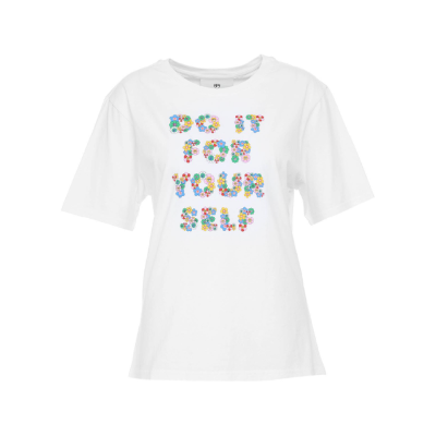 CHIARA FERRAGNI DO IT YOURSELF T-SHIRT WHITE