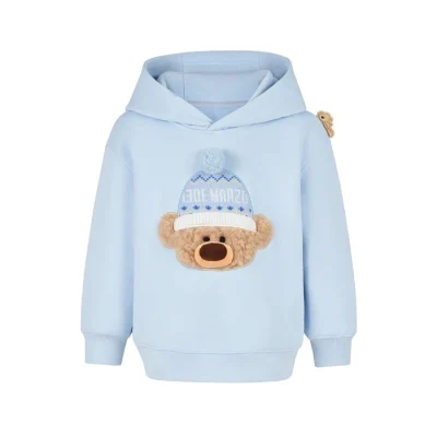 13DE MARZO BabyBear Hat Hoodie Blue