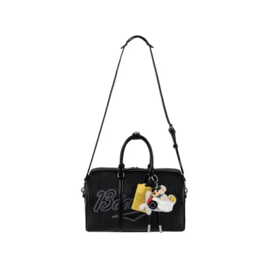 13DE MARZO Pilot Bear Travel Bag Small Black