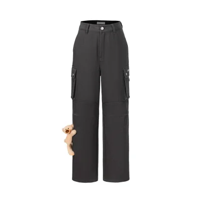 13DE MARZO Doozoo Multi-Pocket Cargo Pants Dark Grey