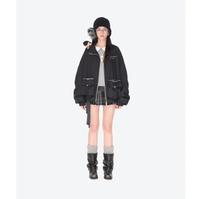 13DE MARZO Sheriff Bear Sports Jacket Black