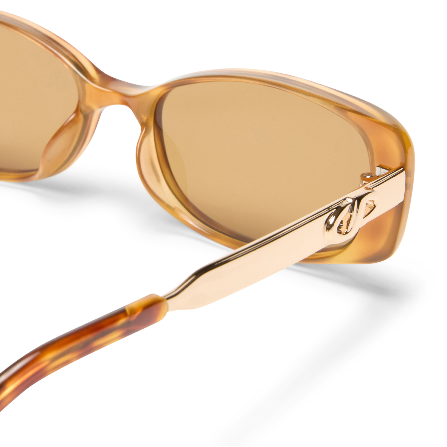 LE SPECS LIL STARLIGHT Vintage Tort Latte Tint LSP2552114 fabric detail