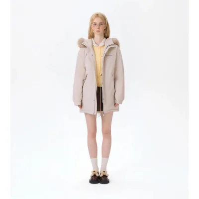 13DE MARZO Doozoo Parka Down Jacket Khaki