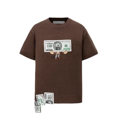 13DE MARZO Bear Cash T-shirt Brown