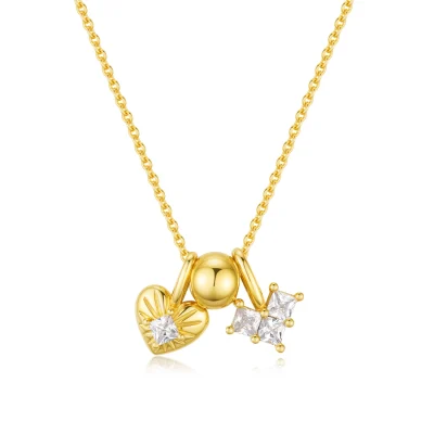abyb Charming Heart's Devotion Necklace Gold