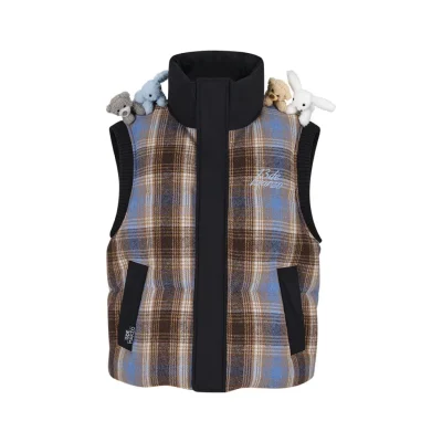 13DE MARZO Friends Bear Down Vest Black