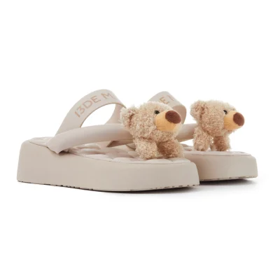 13DE MARZO Doozoo Flip Flops Khaki