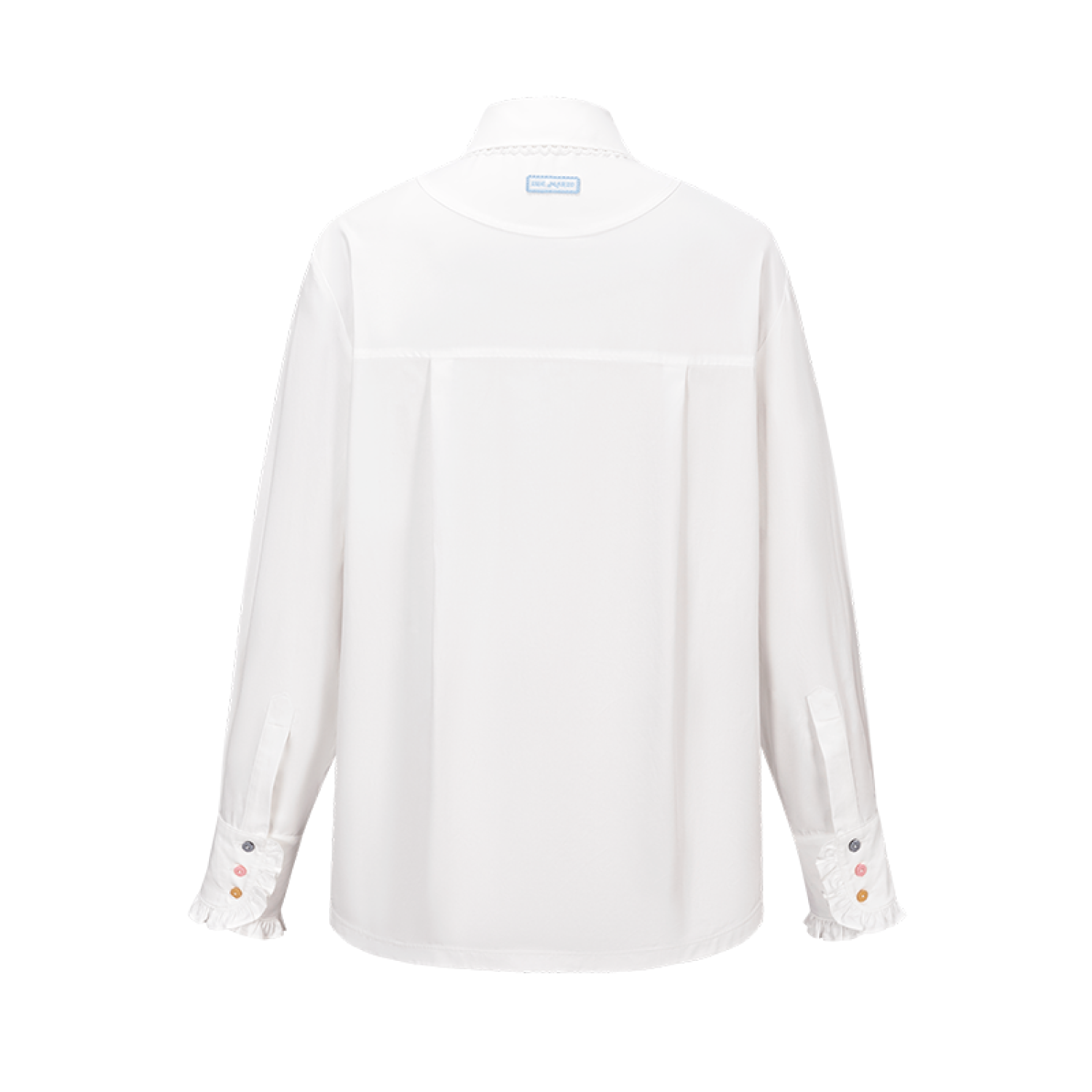 13DE MARZO Detachable CapeCircus Print Shirt White - Image 6
