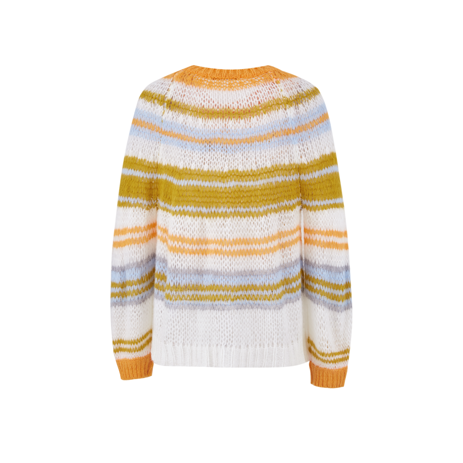 13DE MARZO Hollow Lines Sweater Yellow - Image 3
