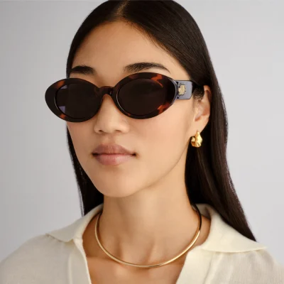 LE SPECS NOUVEAU VIE Dark Tort Smoke Mono LSP2452434