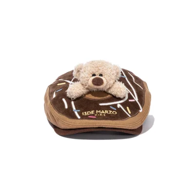 13DE MARZO BabyBear Donut Beret Brown