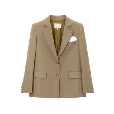 REVAN Vintage-Inspired Blazer Khaki