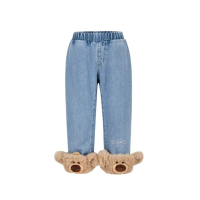 13DE MARZO BabyBear Cuffed Jeans Blue