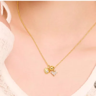 abyb Charming Heart's Devotion Necklace Gold