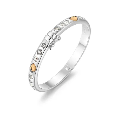 13DE MARZO Color Gems Bear Bracelet Silver