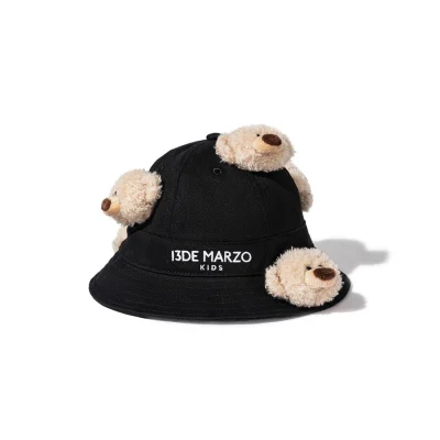 13DE MARZO BabyBear Arch Bucket Hat Black