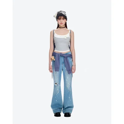 13DE MARZO Doozoo 3D Bear Beanie Dark Grey