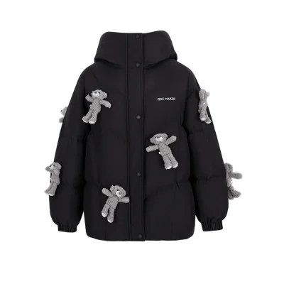 13DE MARZO Doozoo Full Down Jacket Black