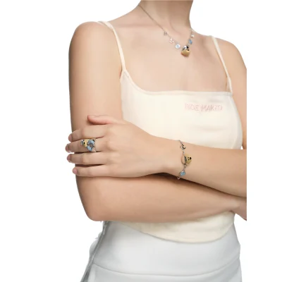 13DE MARZO Little Bear Captain Anchor Bracelet