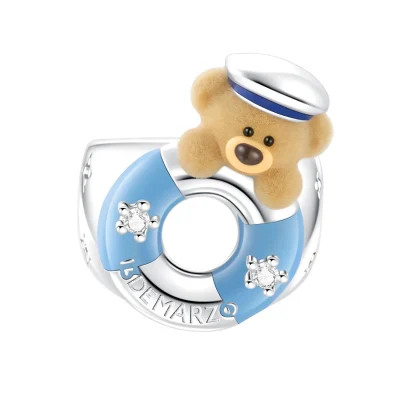 13DE MARZO Little Bear Captain Crystal Rhinestone Ring
