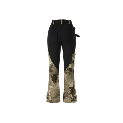 13DE MARZO Bear Camo Patch Trousers Black