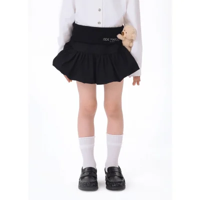 13DE MARZO BabyBear Upper Bud Skirt Black