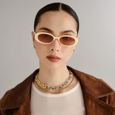 LE SPECS OUTTA LOVE Ecru Warm Brown Grad LSP2552229