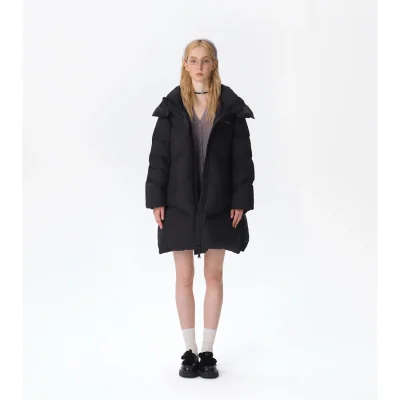 13DE MARZO Bear Puffer Down Jacket Black