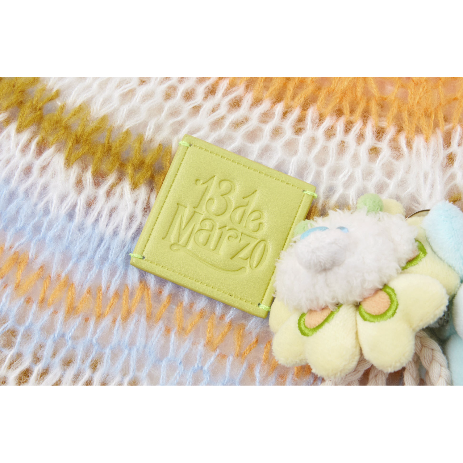 13DE MARZO Hollow Lines Sweater Yellow - Image 5