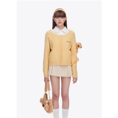 13DE MARZO Doozoo Fuzzy Underarm Bag Khaki