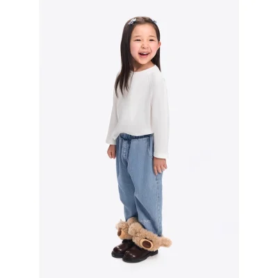 13DE MARZO BabyBear Cuffed Jeans Blue
