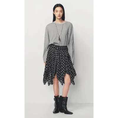 AVVENN Trompe L'oeil Necklace Two-Piece Set Grey