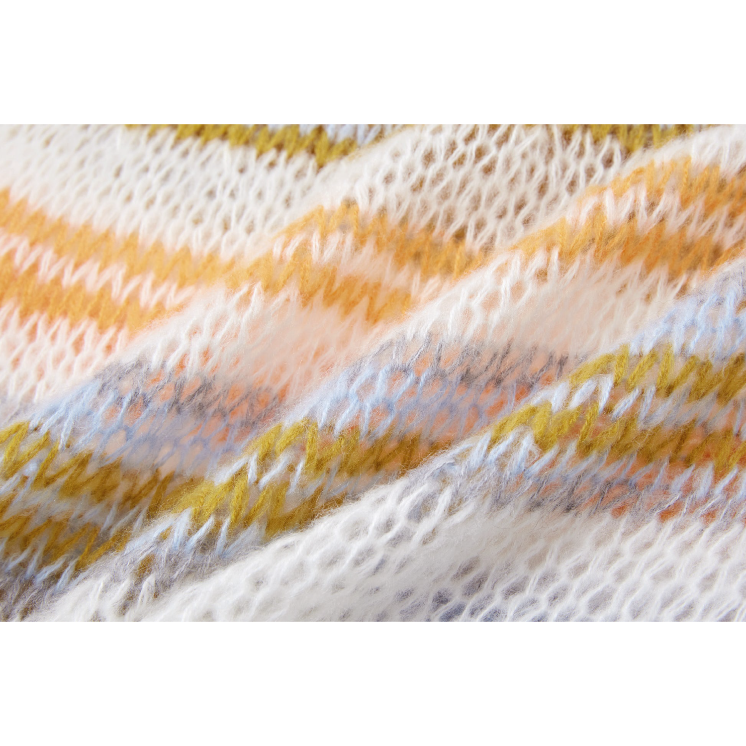 13DE MARZO Hollow Lines Sweater Yellow - Image 6