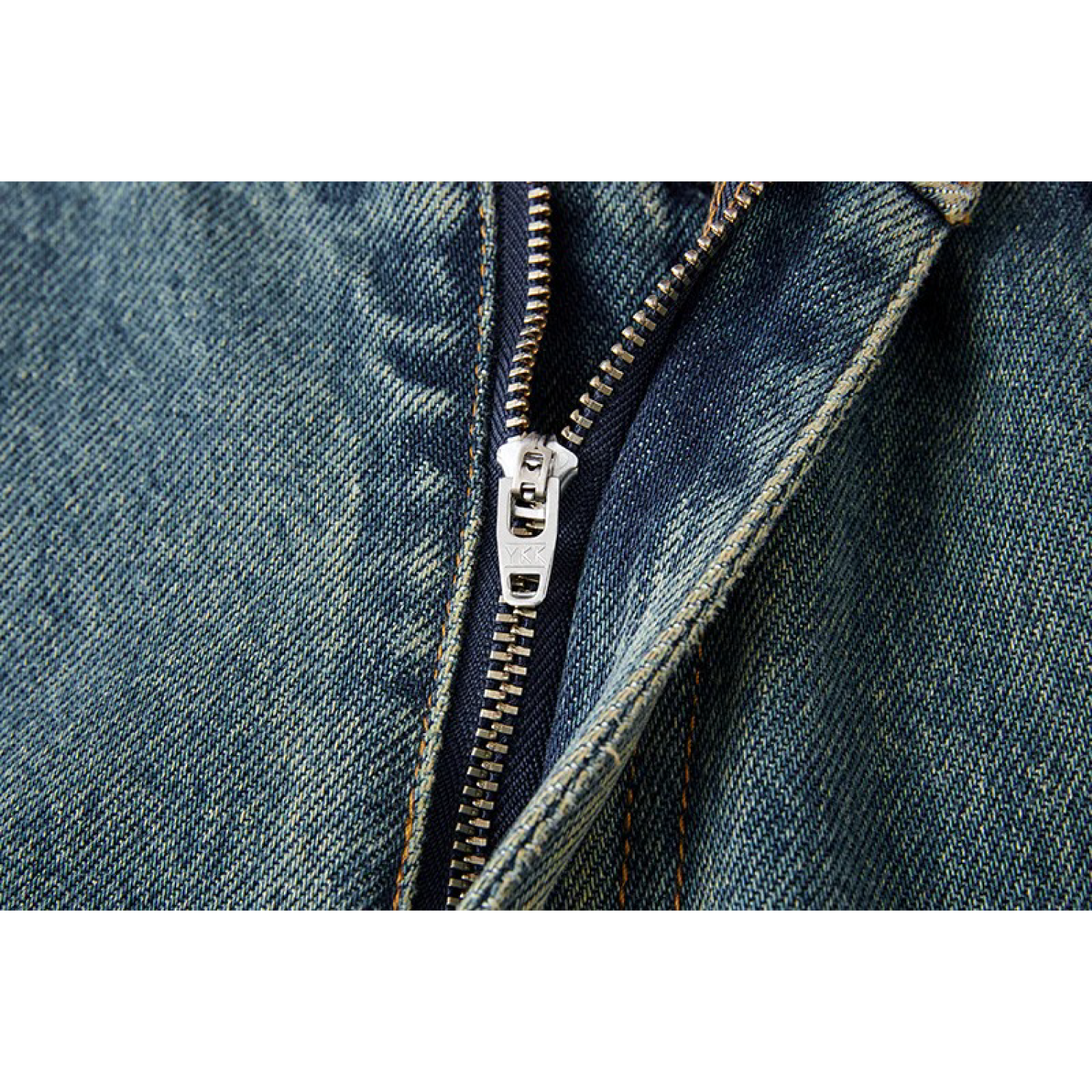 13DE MARZO Ripped Check Wide-Leg Trousers Blue - Image 7