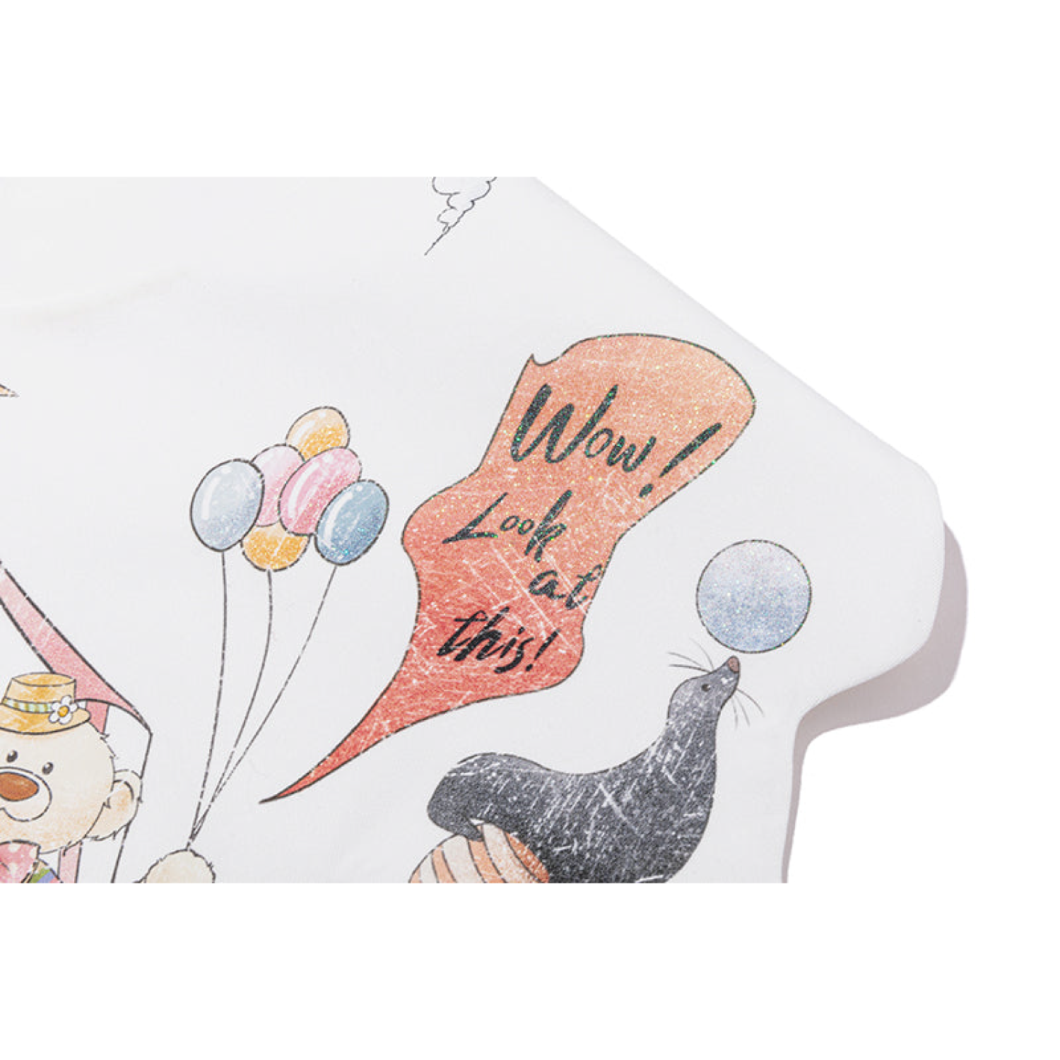 13DE MARZO Detachable CapeCircus Print Shirt White - Image 8