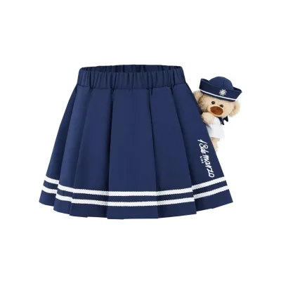 13DE MARZO BabyBear Sailor Pleated Dress