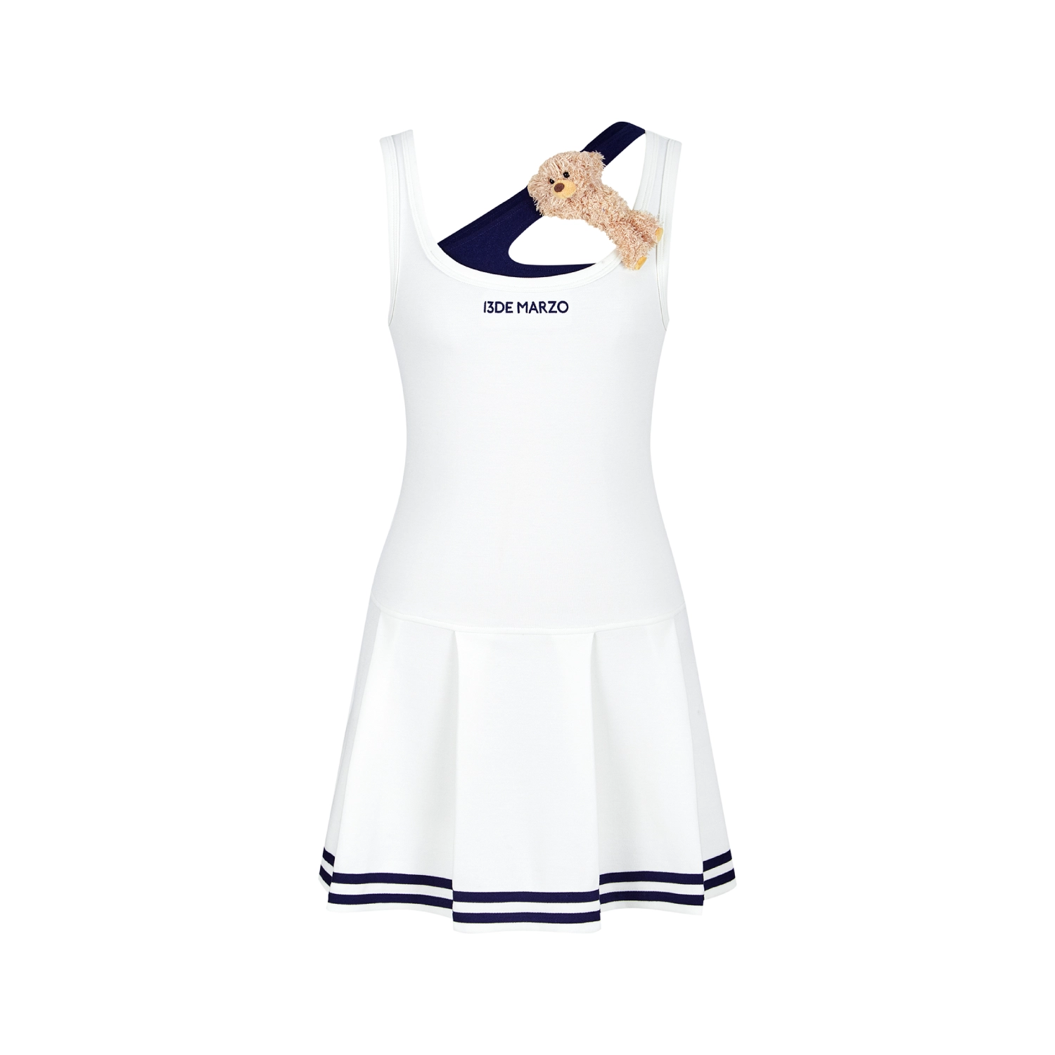13DE MARZO Doozoo Dynamic Dress White