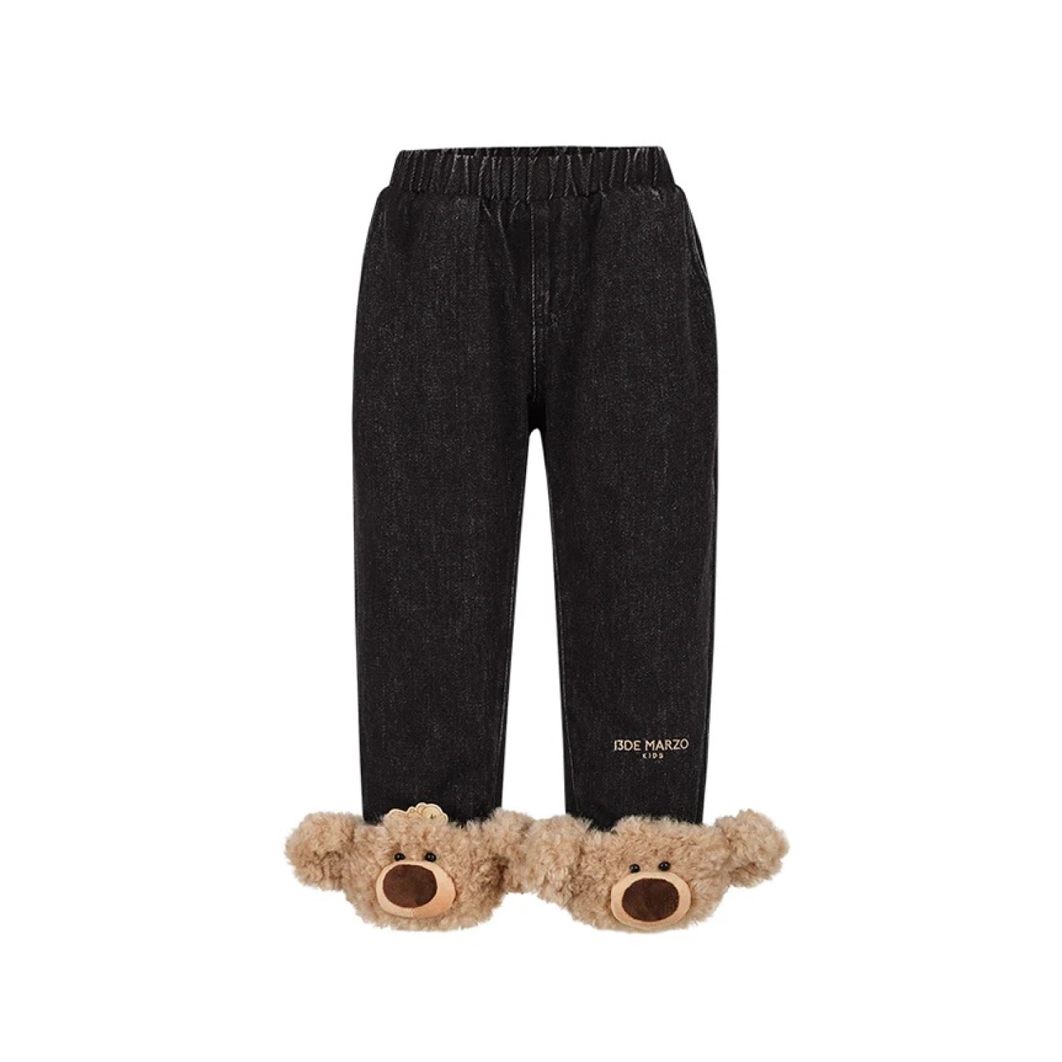 13DE MARZO BabyBear Cuffed Jeans Black