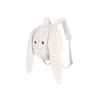 13DE MARZO Doozoo Head Backpack White front view