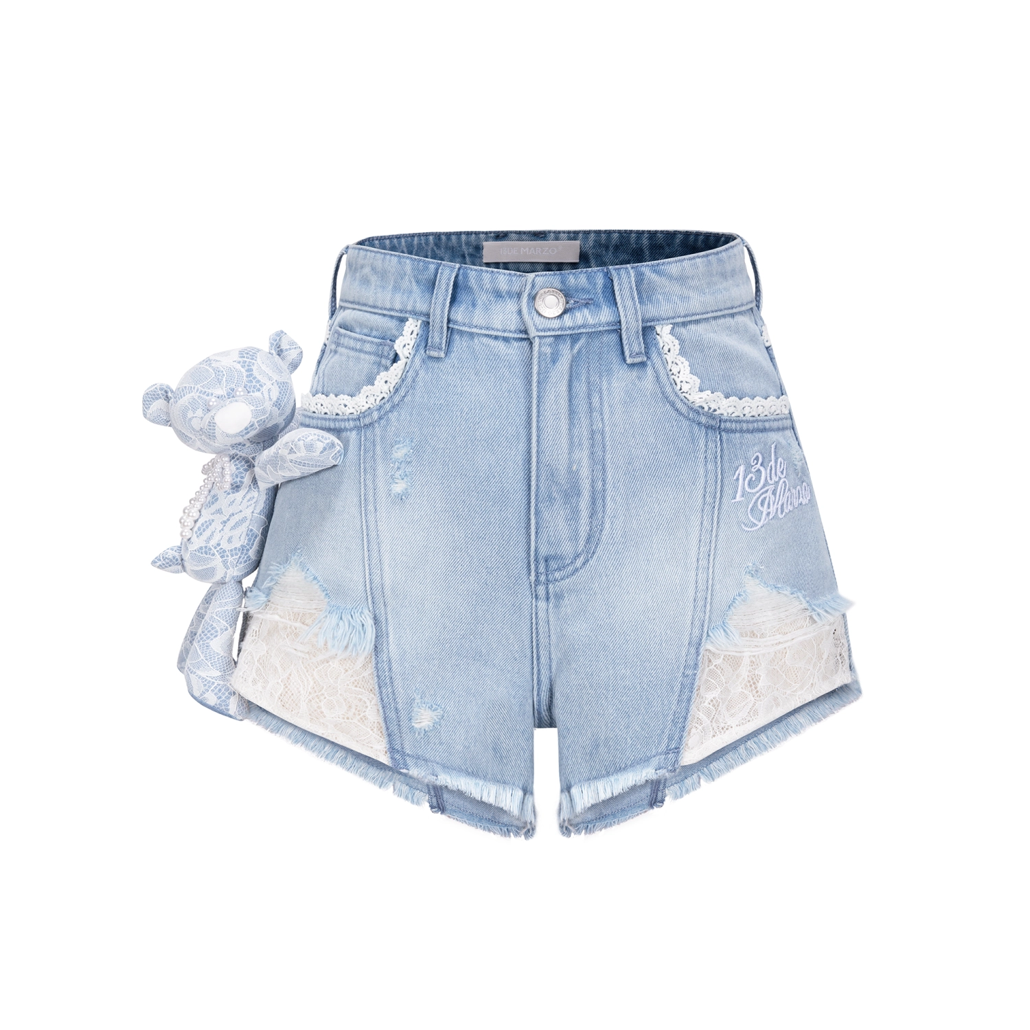 13DE MARZO Bear Lacy Hot Shorts