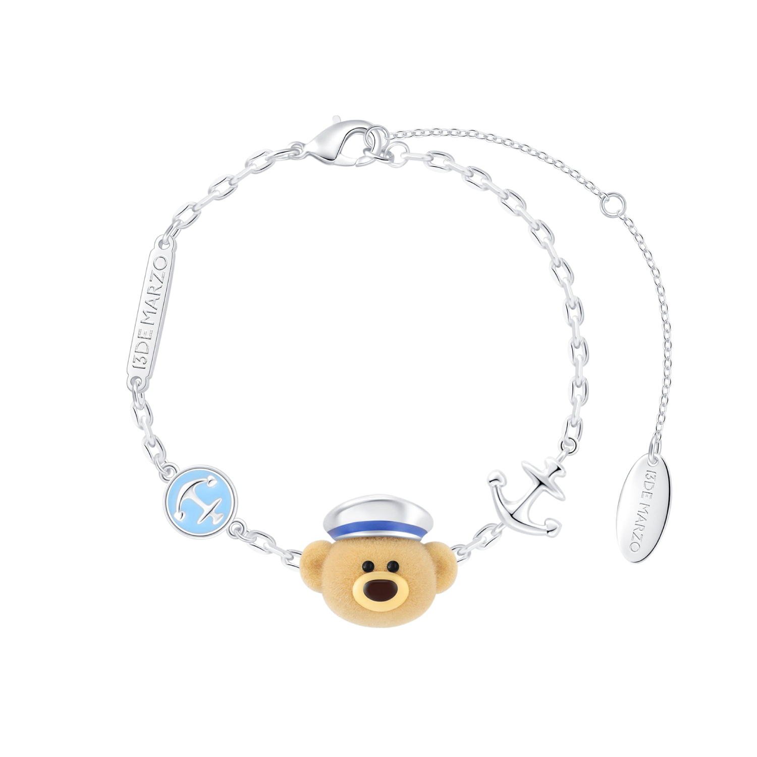 13DE MARZO Little Bear Captain Anchor Bracelet