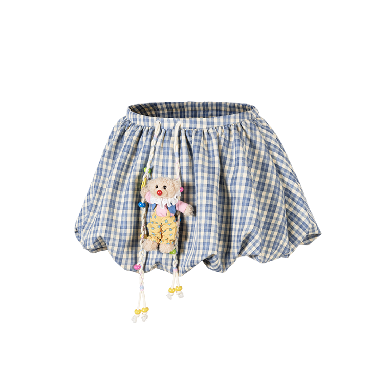 13DE MARZO Flattering A-Line Bloomer Skirt Blue