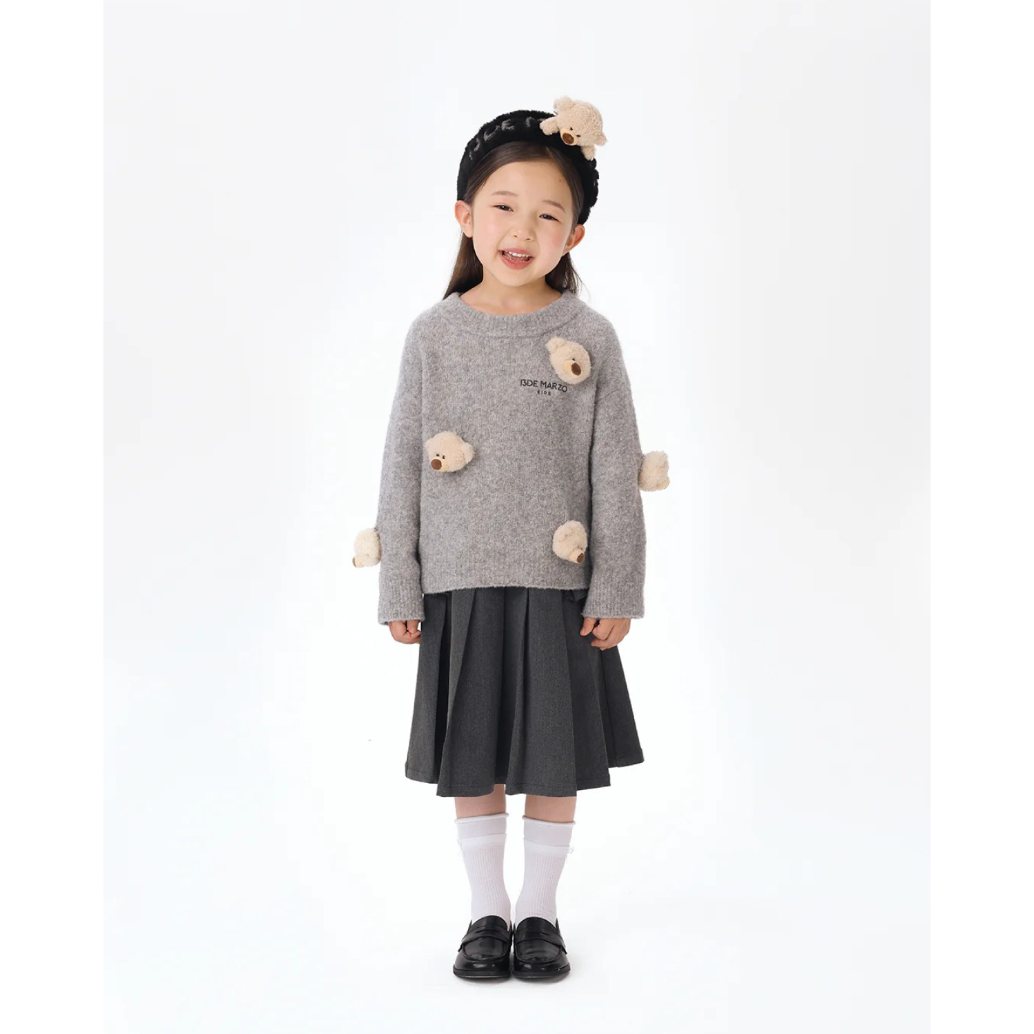 13DE MARZO BabyBear Full Sweater Grey