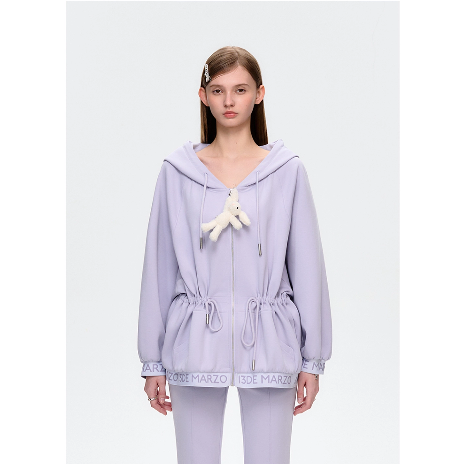 13DE MARZO Logo Band Track Jacket Purple