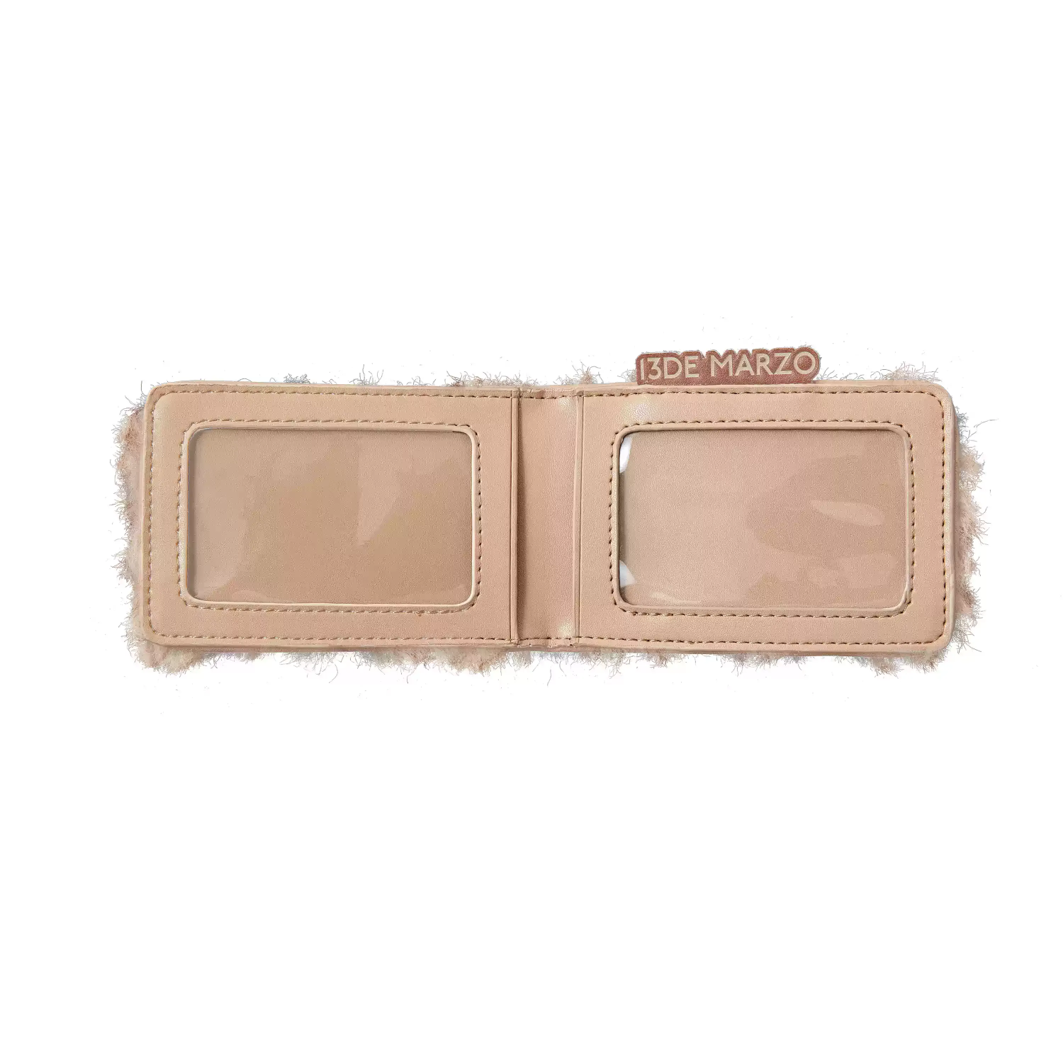 13DE MARZO Bear Fuzzy Card Holder