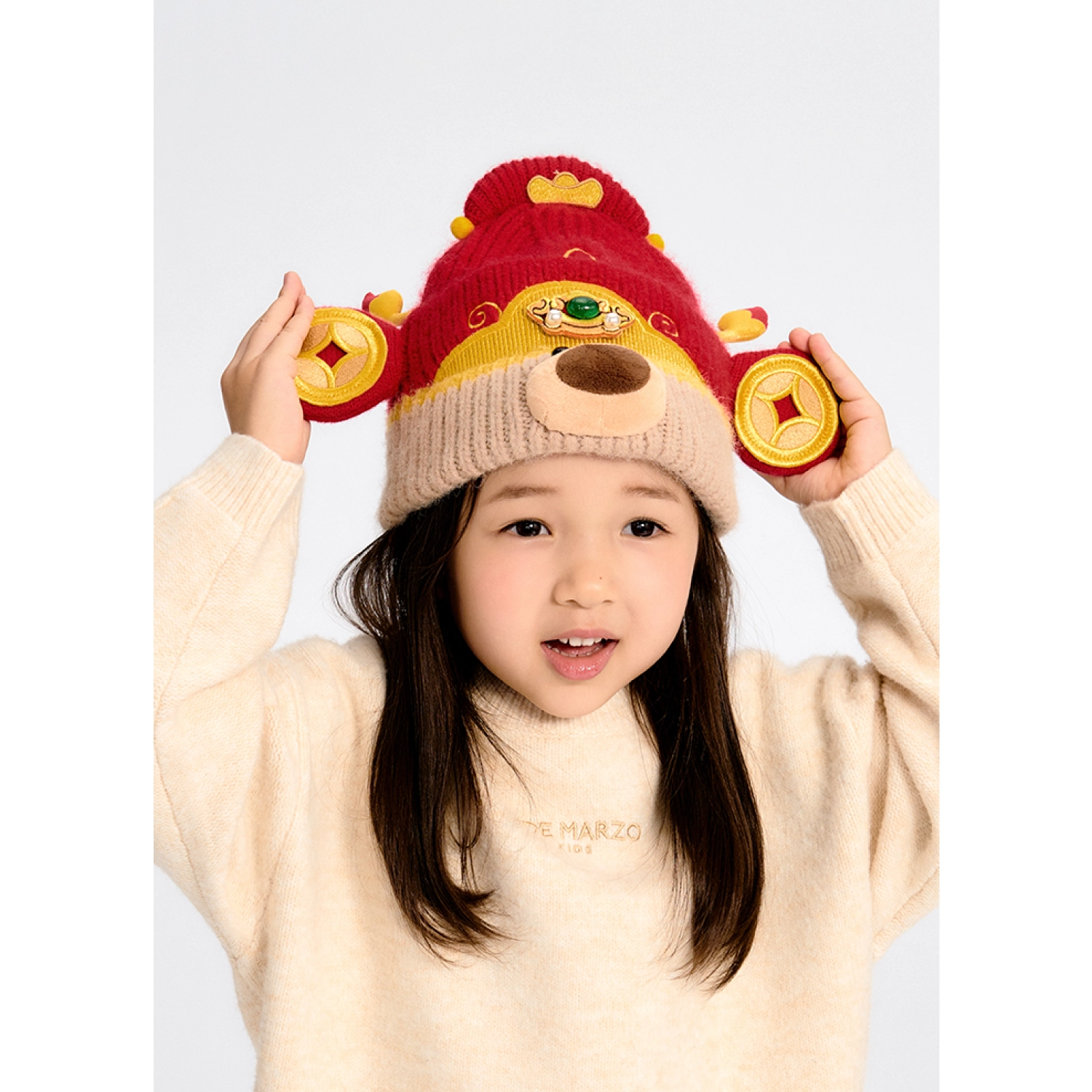 13DE MARZO BabyBear Wealth Beanie Red