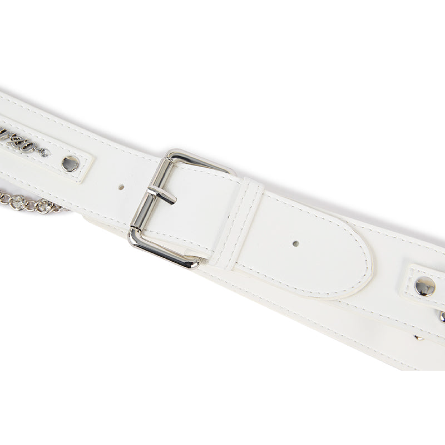 13DE MARZO Hook Buckle Belt Bag White product image 6