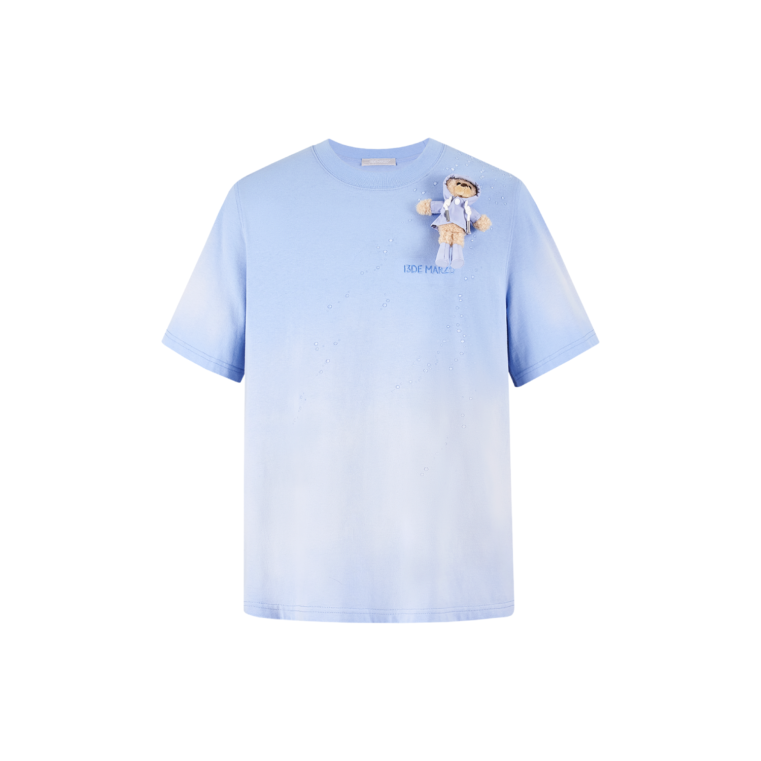13DE MARZO Rainy Day T-shirt Blue